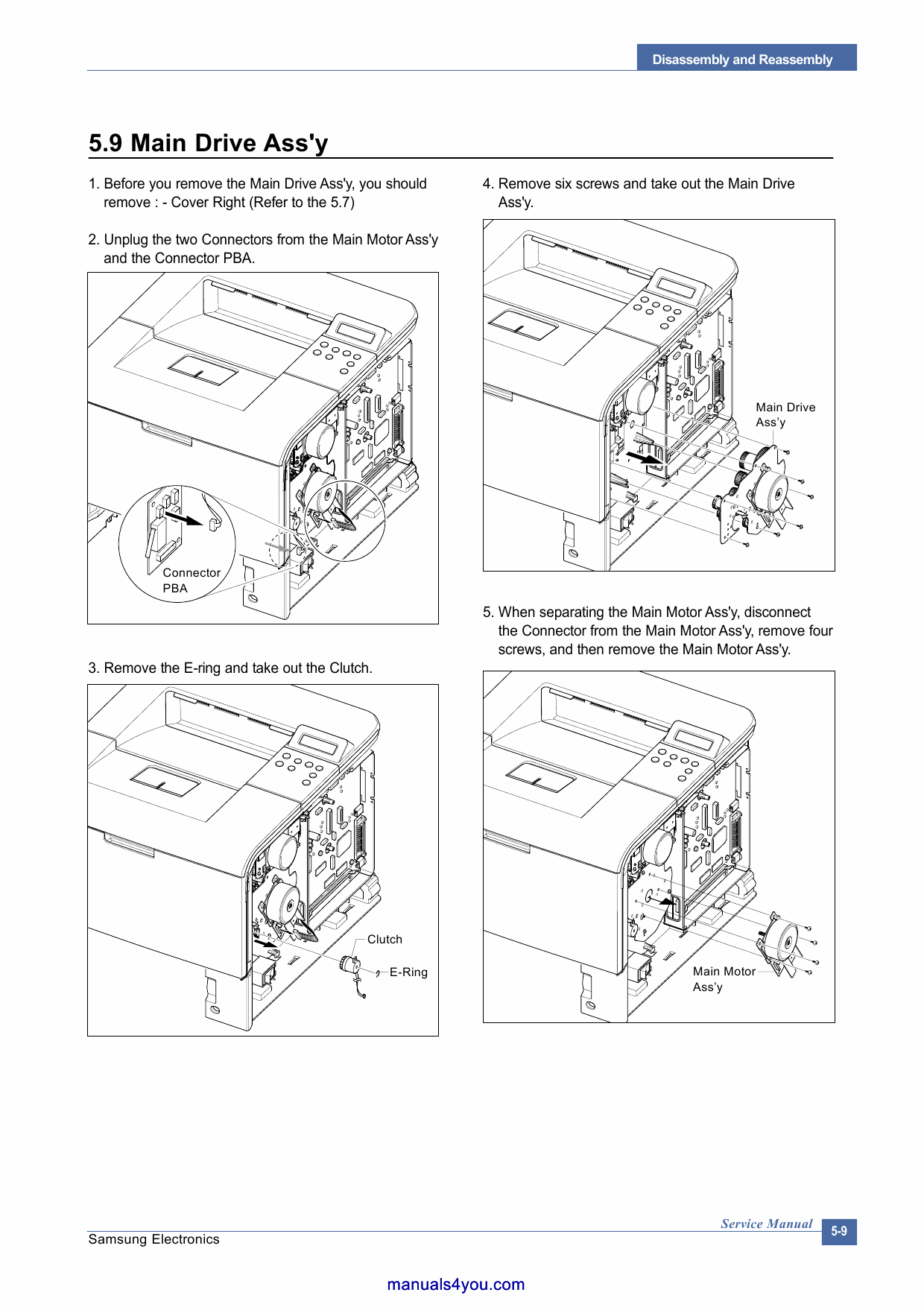 Samsung Digital-Laser-Printer ML-3560 Parts and Service Manual-2